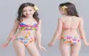 Kostiumy kąpielowe dziewczyna jednoczęściowy kombinezon drukowany stroje kąpielowe lato 1pcs monokini dla dzieci kostium kąpiel