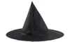 Костюмы на Хэллоуин Шляпа ведьмы Маскарад Волшебник Черный шпиль Шляпа Аксессуар для костюма ведьмы Косплей Вечеринка Необычные платья Декор JK1909XB3080078