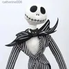 Pchane pluszowe zwierzęta 50 cm koszmar przed świętami Bożego Narodzenia Jack Skellington Plush Toys Doll Skeleton Jake Plush Pchane zabawki dla dzieci Prezent 231228