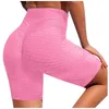 Shorts femininos 2 pc ciclismo mulheres sólida enrugada cintura alta estiramento correndo fitness leggings biker pantalon corte mujer verano