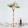 Vase à fleurs doré, 10 pièces, centres de table de mariage, support à fleurs, événement, fête, plomb, décoration de la maison