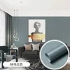 Wallpapers High-End Imitation Silk Whole House Thickened Wall Cloth New Chinese Engineering El Solid Color Modern Drop Delivery Otosi