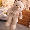 Giant Teddy Bear Kawaii Big 100cm Stuffed Soft Plush Toy Large Embrace Chrildren Kids Doll Girlfriend Birthday Gift 231227