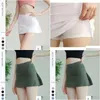 Lu Yoga Lemon Pace Rival Femmes Été Séchage Rapide Anti Rut Poche Jupe Plissée Sport Golf Danse Fitness Shorts Alo Running Drop De Dhjok