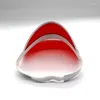 Bérets blanc bandeau en plastique transparent PC VIRVEILLE COLOR ROUGE