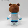 Fyllda plyschdjur 2023 NYA 26CM Kanye Teddy Bear Plush Toys Söta mjuka fyllda animation Hemrum Dekor Dollar för barn födelsedag jul presentl231228