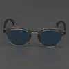 Lunettes de soleil homme Johnny Depp Lemtosh lunettes de soleil polarisées femme marque de luxe Vintage acétate cadre bleu lunettes de Vision nocturne 231228