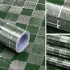 Väggklistermärken vattentät oljebeständig marmor tapeter kontakt papper pvc självlim badrum kök bänkskiva hemförbättring