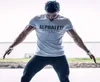 Мужские футболки 2021 Мужская футболка для фитнеса Slim Fit Рубашки с коротким рукавом Хлопковая одежда Модная футболка для отдыха с круглым вырезом ALPHALETE с принтом12018968