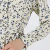 Abbigliamento etnico alla moda Abaya Donne musulmane Maxi abiti stampati floreali Dubai kaftan camicia da festa islamica camicia a maniche lunghe femme ventidos