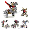 BPF Dinoking Dinobot G1 Transformación Dinosaurios Figuras de acción Juguetes Modelo Grimlock Slag Sludge Snarl Swoop Deformation Car Robot 231228