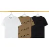 Herr t-shirts tees polos lyx designer mens t shirt kvinnor sommar alfabet tryck mode palm topp andas andas strand slitage kort ärmbesättning nacke01