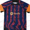 Arrivo 2324 Barcelonacity Concept Edition Versione Fan Thirt Shirt Soccer Uniform for Kid Adult Training Suit 231227