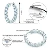 IOGOU Hoops 100% Plata de Ley 925 Pendientes de tuerca Real m para mujer Regalos de joyería brillante con certificado GRA 231225