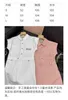 Grundläggande avslappnade klänningar Designer MM Spring/Summer New Pocket Decoration Design Style Pärled Letter Denim Dress Women's Fashion 643