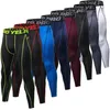 Män gym kompression bodybuilding pantalones hombre fitness tights byxor svett byxor för män sport kör leggings5244277