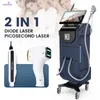 Nouveau 808NM Diode Laser Épilation de cheveux Pico Machine laser Yag Picoseconde Tatouage Pigmentation Whitening Skin Beauty Equipment 2 ans Garantie avec Utilisation du salon FDA