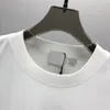メンズプラスティーポロスラウンドTシャツプラスサイズのネック刺繍と印刷されたポーラースタイルの夏の夏のウェアストリートピュアコットンモンキーメン