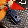 Car Key Trekking Poles Leather Car Key Case Cover Fob Protector Keychain Accessories for BMW Series 3 F20 F30 F10 F22 F01 X3 X4 X5 X6 Keyring HolderL2031228