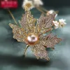 Vintage Strass Broche Pin Vergulde Legering Parel Faux Diamente Broach corsage voor bruids bruiloft uitnodiging kostuum partij dres2873