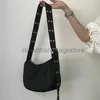 Axelväskor kvinnor crossbody dubbel knapp bred rem underarm handväskor harajuku stor kapacitet väska kvinnlig dag designer pursestylishhandbagsstore