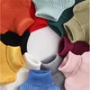 Neonate Dolcevita invernale Maglioni lavorati a maglia Vestiti Autunno Bambini Ragazzi Pullover Maglieria per bambini 231228