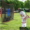 Gants de sport Pratique Net Baseball Softball Frapper Pitching Backstop Sn Équipement Formation Aides Marchandises Nylon 230421 Drop Livraison O Dhen4