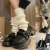 Women Socks Jk Lolita Knitted Foot Cover Long Arm Warmer Y2k Fashion Boot Cuffs Spice Kawaii