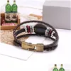 Charm-Armbänder Update Yinyang Armband Mlti Layer Lederarmbänder Damen Herren Modeschmuck Will And Drop Delivery Jewelr Dhgarden Dhgvx