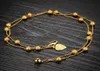 Lucky 18K Yellow Gold Filled Double Beads Chain Anklets Jewelry Women Gift232l3789327