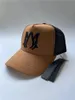 Zonnehoed Ball Caps Graffiti Hoed Casual belettering Galleryes Gebogen dept Brim Baseball Cap voor mannen en vrouwen Casual Letters Afdrukken mesh cap