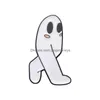 Akcesoria z kreskówek Halloween Ghost Leg Badge Cute Film Game Hard Enomel Pins Zbierz kreskówkę broszkową plecak torebka z okładką lapel dhtwr dhtwr