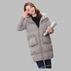 Trench da donna Mujer Parka 2023 Cappotto invernale con cappuccio moda femminile Giacca ultraleggera solida calda Donna Abrigo WXF398