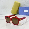 Óculos de sol ovais grandes de grife, pernas de metal da moda, mudança de cor de alta qualidade e lentes resistentes a UV400, caixa de embalagem original top de linha GG1409SK