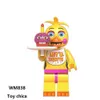 6Pcs/lot Educational Building Blocks Christmas Toys Five Nights At Freddy's Minifigs Block Mini Figures Set