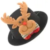 Dog Apparel Funny Pet Cosplay Reindeer Theme Top Hat Po Props Suitable Cats And Dogs