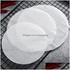 Autres ustensiles de cuisson 500pcs / lot gâteau réutilisable rond pour friteuse à air papier de cuisson résistant à l'huile tapis pain pain barbecue maison cuisine polyvalent bricolage Dhie0