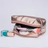 Kosmetische Taschen Frauen Bag Rosa Gold Make -up Reißverschluss Make -up Handtasche Organizer Aufbewahrungsbeutel Taschen Toilettenwaschungs Schönheit Box