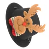 Dog Apparel Funny Pet Cosplay Reindeer Theme Top Hat Po Props Suitable Cats And Dogs