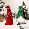 Kerstversiering Cartoon Witte Baard Pop Kerstpoppen Gebreide Muts Zittende Figuur Decoraties Ornamenten Kerst Drop De Dhgarden Dhsaf