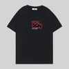 デザイナーTシャツ夏のクラシック通気性MSGMS 2000mm510-200002-99メンズシャツコットンレタープリントクルーTシャツサイズS-3xl