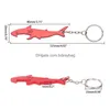 Openers Aluminium Alloy Shark Shaped Bottle Opener Pocketable Keychain Bear For Cam And Traveling Lx5537 Drop Delivery Home Garden Kit Dhjay