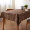 Bordduk Polyester trä fällbar rektangulär dukduk vattentät och oljebeständig täckning placemat dekoration