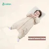 Cotton Kids Baby Sleeping Bag Infants Toddle Autumn Winter Thicken Warm Cotton Detachable Sleepwear Children Pajama Jumpsuit 231227