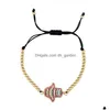 Braccialetti con ciondoli Braccialetti con occhi a mano in cristallo Catene con corde regolabili in oro Bracciale con diamanti da donna Gioielli di moda Will e Dhgarden Dhula