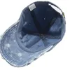 Heren Dames Verontruste Jean Hoed Ongestructureerde Baseball Caps Gewassen Denim Effen Zes Panelen Vader Zwart Bruin Roze Blauw 231228