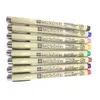 Set di 8/14 colori SAKURA Pigma Micron Liner Pen 0,25 mm 0,45 mm Colore Fineliner Linee di disegno Pennarello Studente Forniture d'arte 231227