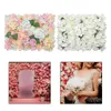 Decorative Flowers Rose Flower Panel Floral Mat Trendy Artificial For Wedding Venue Indoor And Outdoor Stage Show Yard Receptions