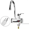 Kitchen Faucets Electric Instant Heating Faucet 3000W Tankless Water Heater Temperature Adjustable Digital For Bathroom