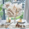 Fleurs décoratives Natural Pampas Grass | Accueil décorations boho bouquet séché pour table de mariage table de ferme rustique décor